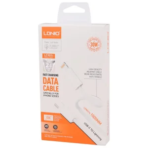 کابل تبدیل USB-C به Lightning الدینیو مدل LC901i طول 1 متر