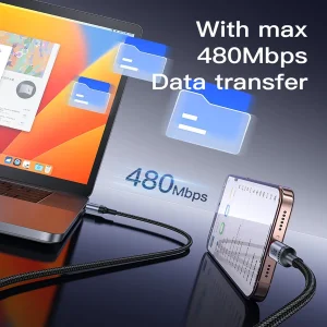 کابل USB-C یسیدو مدل CA181 CC طول 1.2 متر