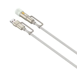 کابل تبدیل USB-C به USB/USB-C الدینیو مدل LC17 طول 1.2 متر
