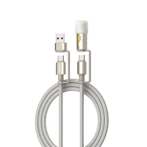 کابل تبدیل USB-C به USB/USB-C الدینیو مدل LC17 طول 1.2 متر
