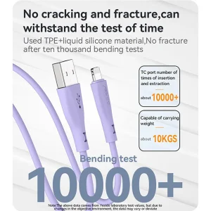 کابل تبدیل USB به لایتنینگ یسیدو مدل CA119 طول 1 متر