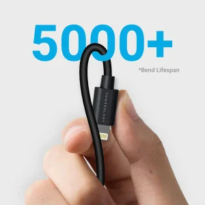 کابل تبدیل USB-C به لایتنینگ مدل P025BCLBK طول 0.25 متر