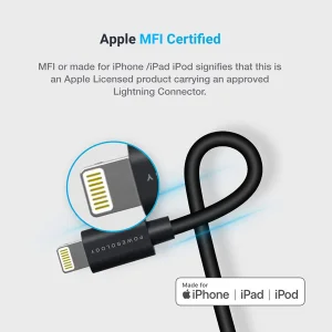 کابل تبدیل USB-C به لایتنینگ مدل P025BCLBK طول 0.25 متر