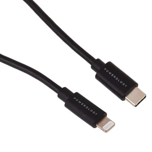 کابل تبدیل USB-C به لایتنینگ مدل P025BCLBK طول 0.25 متر