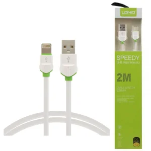 کابل تبدیل USB به لایتنینگ الدینیو مدل LS-33 طول 2 متر
