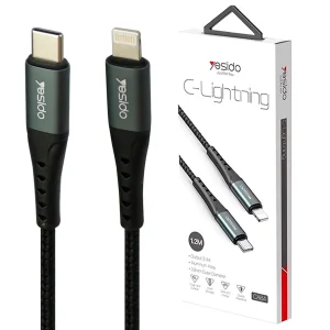 کابل تبدیل USB-C به لایتنینگ یسیدو مدل CA64 طول 1.2 متر