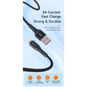 کابل تبدیل USB به لایتنینگ مدل CA-2260 طول 0.2 متر