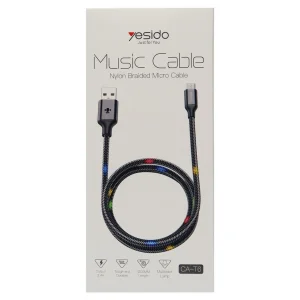 کابل تبدیل USB به microUSB یسیدو مدل CA-T6  طول 1.2 متر