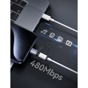 مبدل USB-C به لایتنینگ یوسمز مدل US-SJ677
