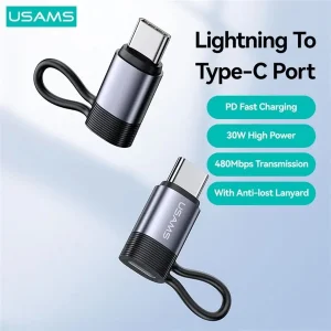 مبدل USB-C به لایتنینگ یوسمز مدل US-SJ677