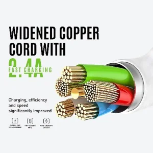 کابل تبدیل USB به لایتنینگ الدینیو مدل LS33 طول 2 متر