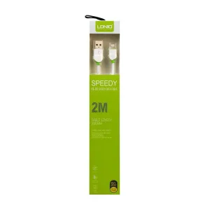کابل تبدیل USB به لایتنینگ الدینیو مدل LS33 طول 2 متر