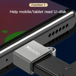 مبدل OTG USB-C به USB یسیدو مدل GS08