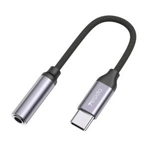 مبدل USB-C به جک 3.5 میلی متری یسیدو مدل YAU-19