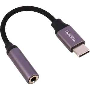 مبدل USB-C به جک 3.5 میلی متری یسیدو مدل YAU-19