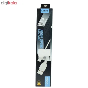 کابل تبدیل USB به microUSB الدینیو مدل LS372 طول 2 متر
