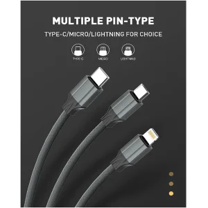 کابل تبدیل USB به USB-C الدینیو مدل LS441 01me طول 1 متر