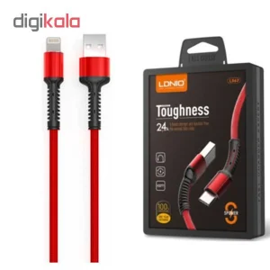 کابل تبدیل USB به لایتنینگ الدینیو مدل LS63 طول 1 متر