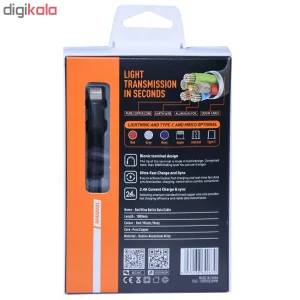 کابل تبدیل USB به لایتنینگ الدینیو مدل LS63 طول 1 متر