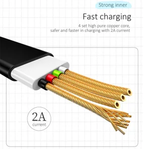 کابل تبدیل USB به لایتنینگ یوسمز مدل US-SJ228 طول 1.2 متر