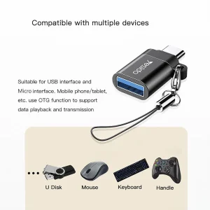 مبدل OTG microUSB یسیدو مدل GS07