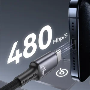 کابل تبدیل USB-C یوسمز مدل SJ751 طول 1.2 متر