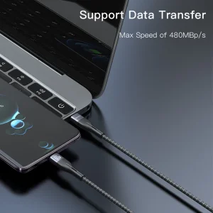 کابل USB-C یسیدو مدل DUAL TYPE-C CA156 60W طول 1 متر
