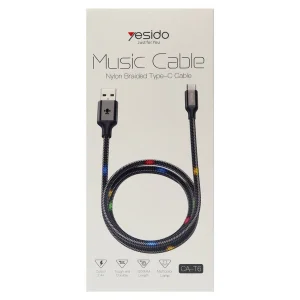کابل تبدیل USB به USB-C یسیدو مدل CA-T6  طول ۱.۲ متر