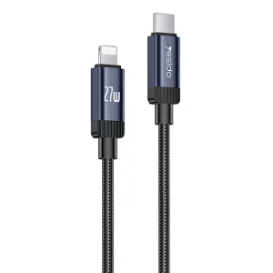 کابل تبدیل USB-C به لایتنینگ یسیدو مدل CA204 27W طول 1 متر