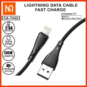 کابل تبدیل USB به لایتنینگ مک دودو مدل CA-7440 طول 0.2 متر
