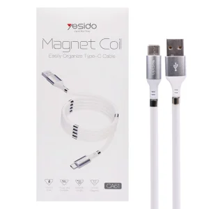 کابل تبدیل USB به USB-C یسیدو مدل CA-61 با طول 1 متر