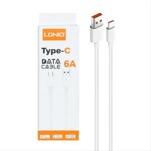 کابل تبدیل USB به USB-C الدینیو مدل 6A طول 1 متر