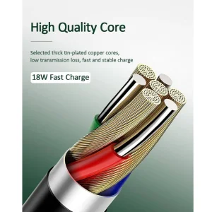 کابل USB-C  یوسمز مدل U43 طول 1.2 متر