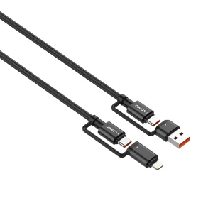 کابل تبدیل USB-C به لایتنینگ / USB الدینیو مدل Lc16 طول 1.2 متر