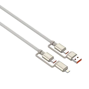 کابل تبدیل USB-C به لایتنینگ / USB الدینیو مدل Lc16 طول 1.2 متر