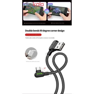 کابل تبدیل USB به USB-C مک دودو مدل CA-528 طول 1.2 متر