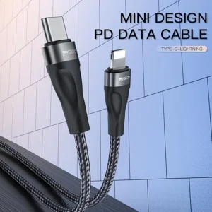 کابل تبدیل usb-C به لایتنینگ یسیدو مدل CA82 طول 0.3 متر