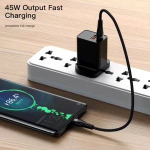 کابل تبدیل usb-C به لایتنینگ یسیدو مدل CA82 طول 0.3 متر