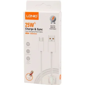 کابل تبدیل USB به microUSB الدینیو مدل LS901 طول 1 متر
