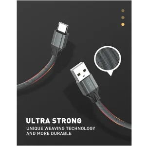 کابل تبدیل USB به microUSB الدینیو مدل LS441 01st طول 1 متر