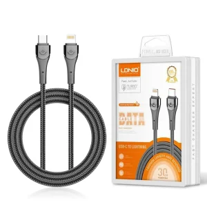 کابل تبدیل USB-C به لایتنینگ الدینیو مدل LC861i طول 1متر