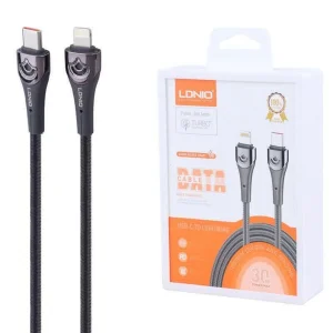 کابل تبدیل USB-C به لایتنینگ الدینیو مدل LC861i طول 1متر