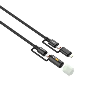 کابل تبدیل USB-C به لایتنینگ /USB-C الدینیو مدل LC19 طول 1.2 متر