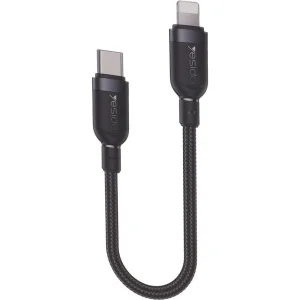 کابل تبدیل usb-c به لایتنینگ یسیدو مدل CA187 C TO L طول 0.3 متر