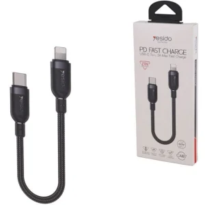 کابل تبدیل usb-c به لایتنینگ یسیدو مدل CA187 C TO L طول 0.3 متر
