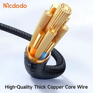 کابل تبدیل USB به MicroUSB مک دودو مدل MCCA399 LED Version طول 1 متر