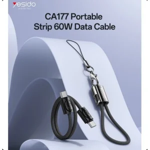 کابل تبدیل USB-C یسیدو مدل CA177 طول 0.2 متر