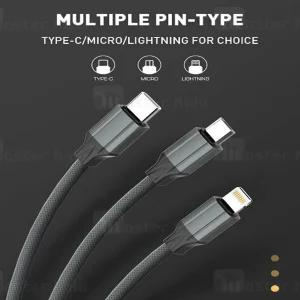 کابل تبدیل USB به لایتنینگ الدینیو مدل LS442 طول 2متر