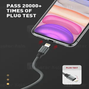 کابل تبدیل USB به لایتنینگ الدینیو مدل LS442 طول 2متر