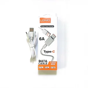 کابل تبدیل usb به usb-c الدینو مدل 6A طول 1 متر